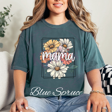 Floral Mama Comfort Colors T-Shirt